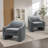 Esly Upholstered Barrel Chair-727634743