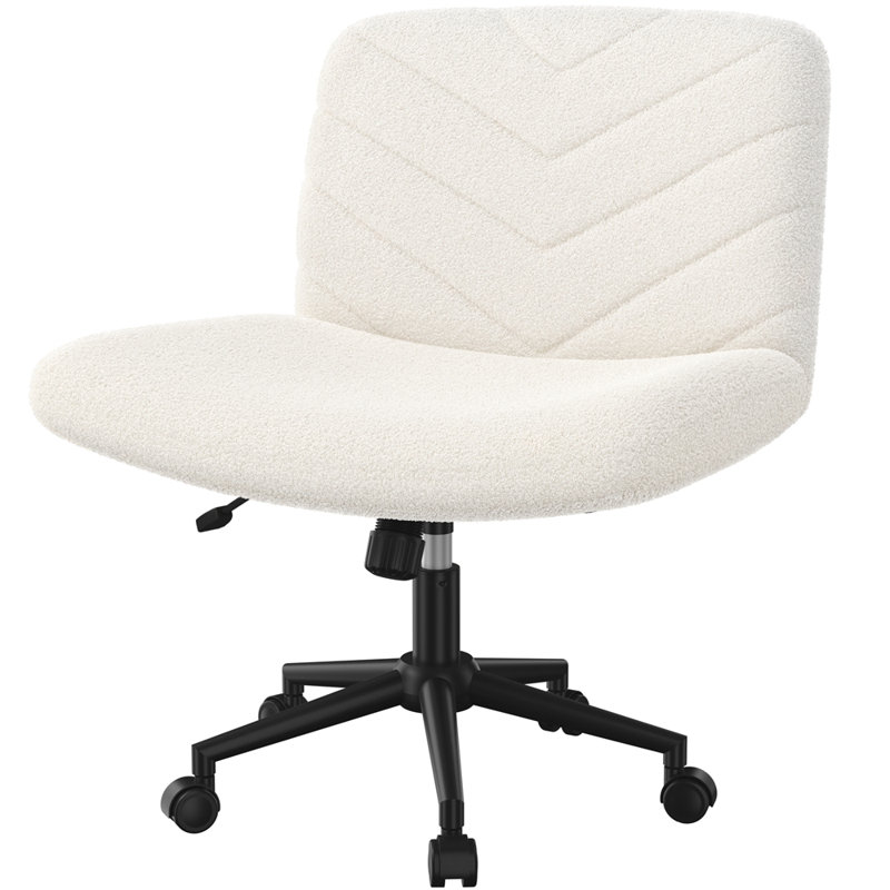 Office Chair, Ivory Boucle