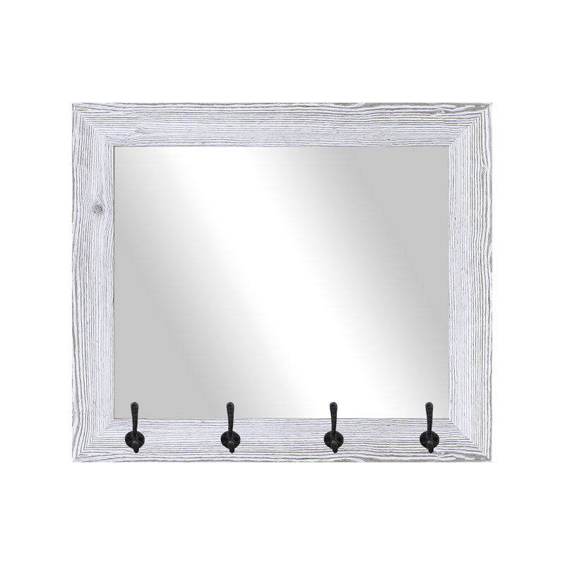 Bonieta Engineered Wood Flat Wall Mirror