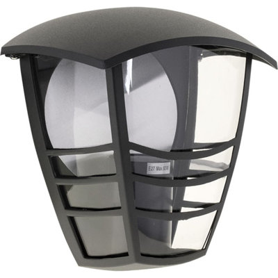 Herby Anthracite Outdoor Flush Mount