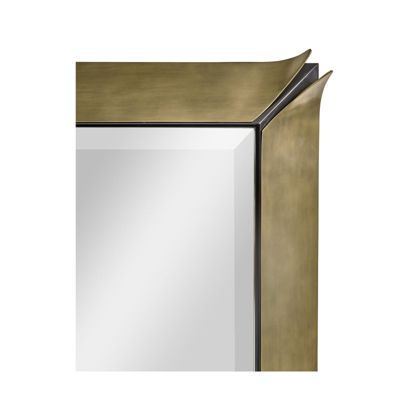 JC Modern Rectangle Framed Wall Mirror