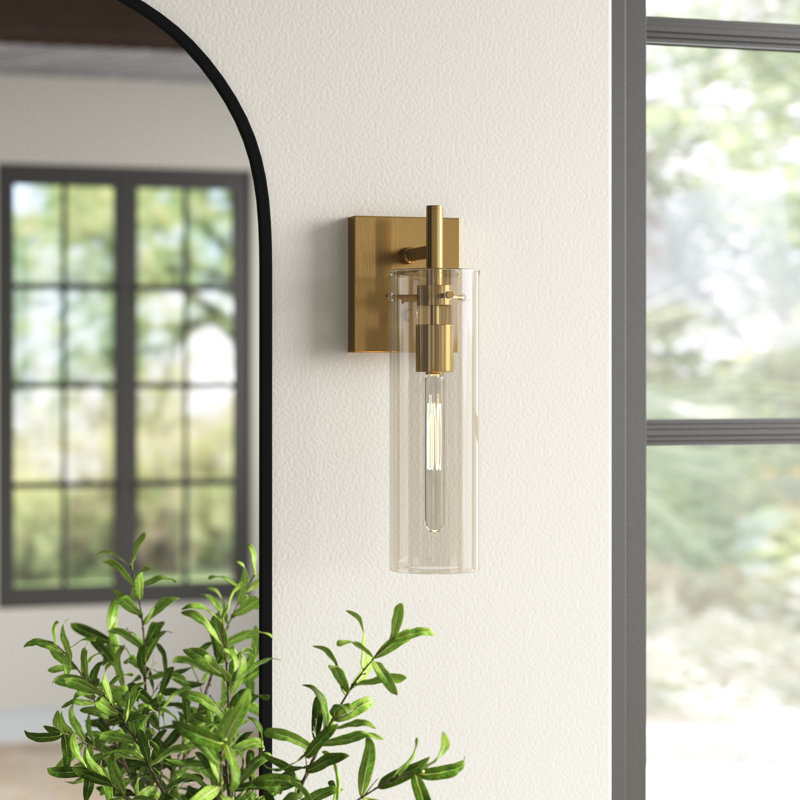 Gilbert Stainless Steel Armed Sconce