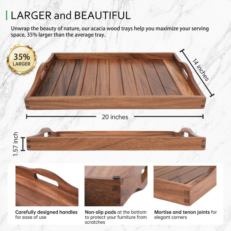 Lark Manor Wood Tray