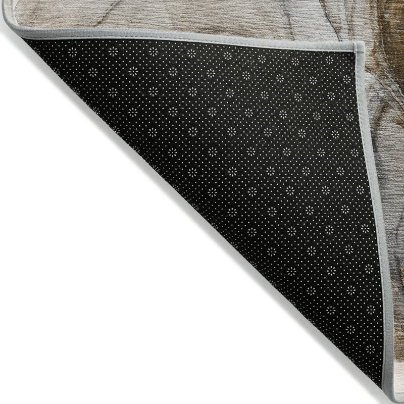 Tapis extérieur lavable et antidérapant brun 2 pi x 3 pi