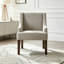 Chaise d'appoint moderne, fauteuil rembourré avec pieds en bois massif-1792602761-1792602756
