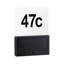 Black/White 3.7cm H Solar Powered Integrated LED Outdoor Ceiling Light with Dusk to Dawn