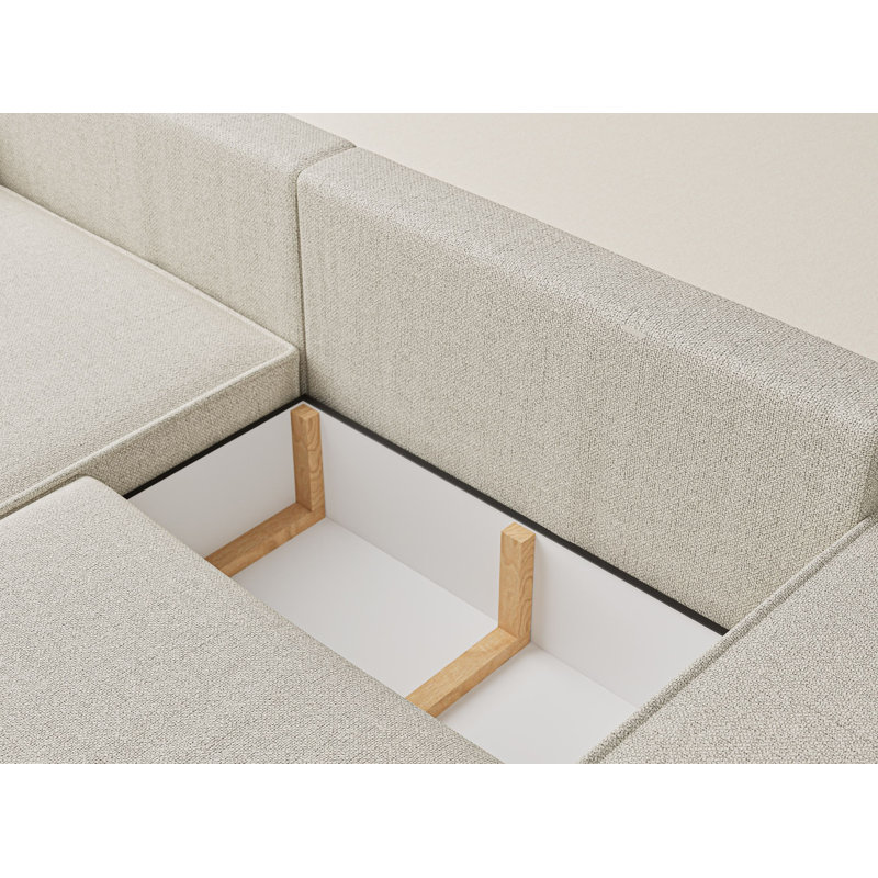 3 Seater Corner Sofa, Left Hand Facing, Ivory