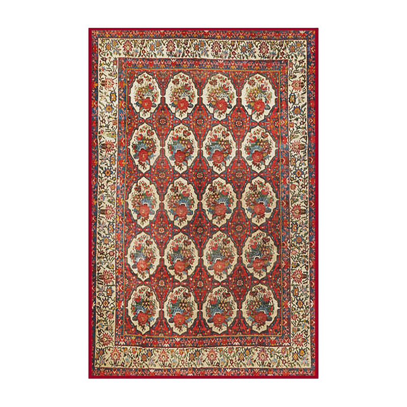 Tapis brun/ivoire traditionnel 2248, Rectangle 3 pi x 5 pi