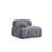 Stylish 2-Seat Sofa, Grey, 74.8 x 37.4 x 29.5 inches | Durable Beech Wood & Chipboard Frame, 100% Polyester Fabric | Soft Foam Seating with 60% Snipped Foam & 40% Silicone Foam Back | Modern Design for Living Room & Small Spaces-1489742596