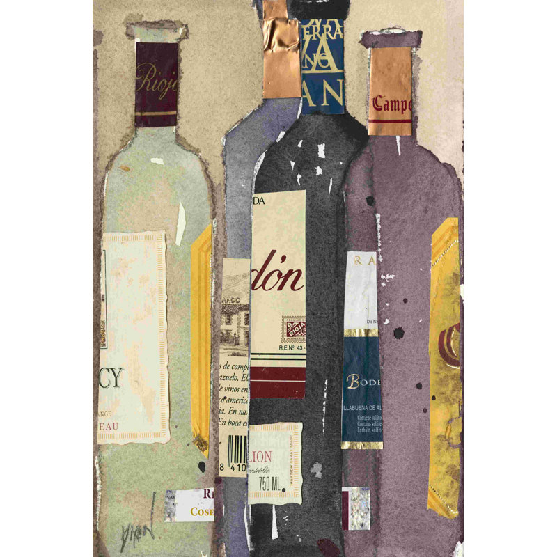 Dégustation de vin rouge I, L 12 po x H 18 po x P 1,25 po