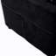 Chenille, 2 avec profondeur d'assise supplémentaire, noir pour rembourrage en mousse Love Relaxation, sièges confortables-1597024695