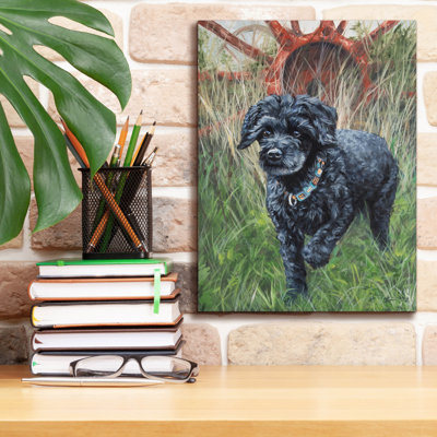 «Dogs Toy Poodle» par Lindsay Kivi, art mural sur toile