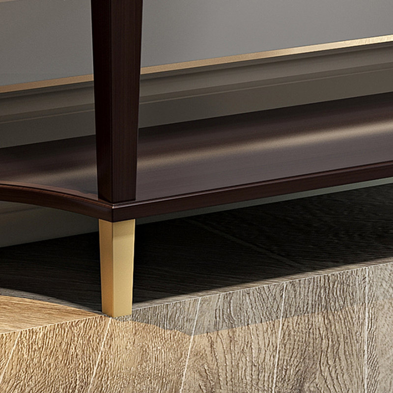 American-style solid wood console table