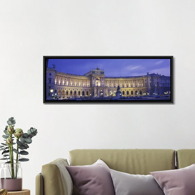 " Main Façade At Night, Hofburg (Imperial Palace), Vienna, Austria " Color Photography Print