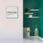 «Epic Graffiti« Neutral Wetlands Crop »par Mike Schick, art mural sur toile giclée, 26 po x 26 po