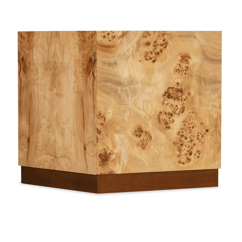 Auberon Solid Wood End Table, 18" H