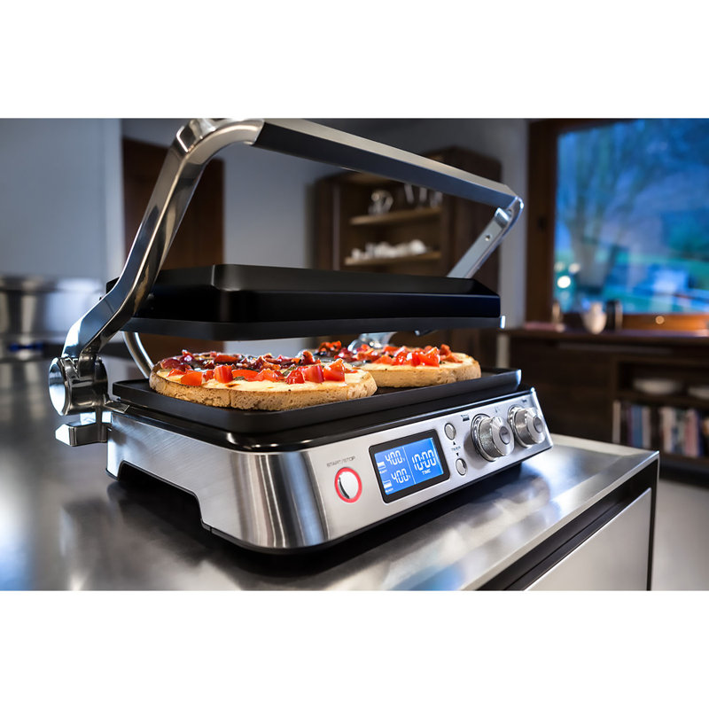 De'Longhi Livenza All Day Combination Contact Grill and Open Barbecue, Stainless Steel