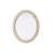 Oval Cornhusk Mirror in Linen White-108455847