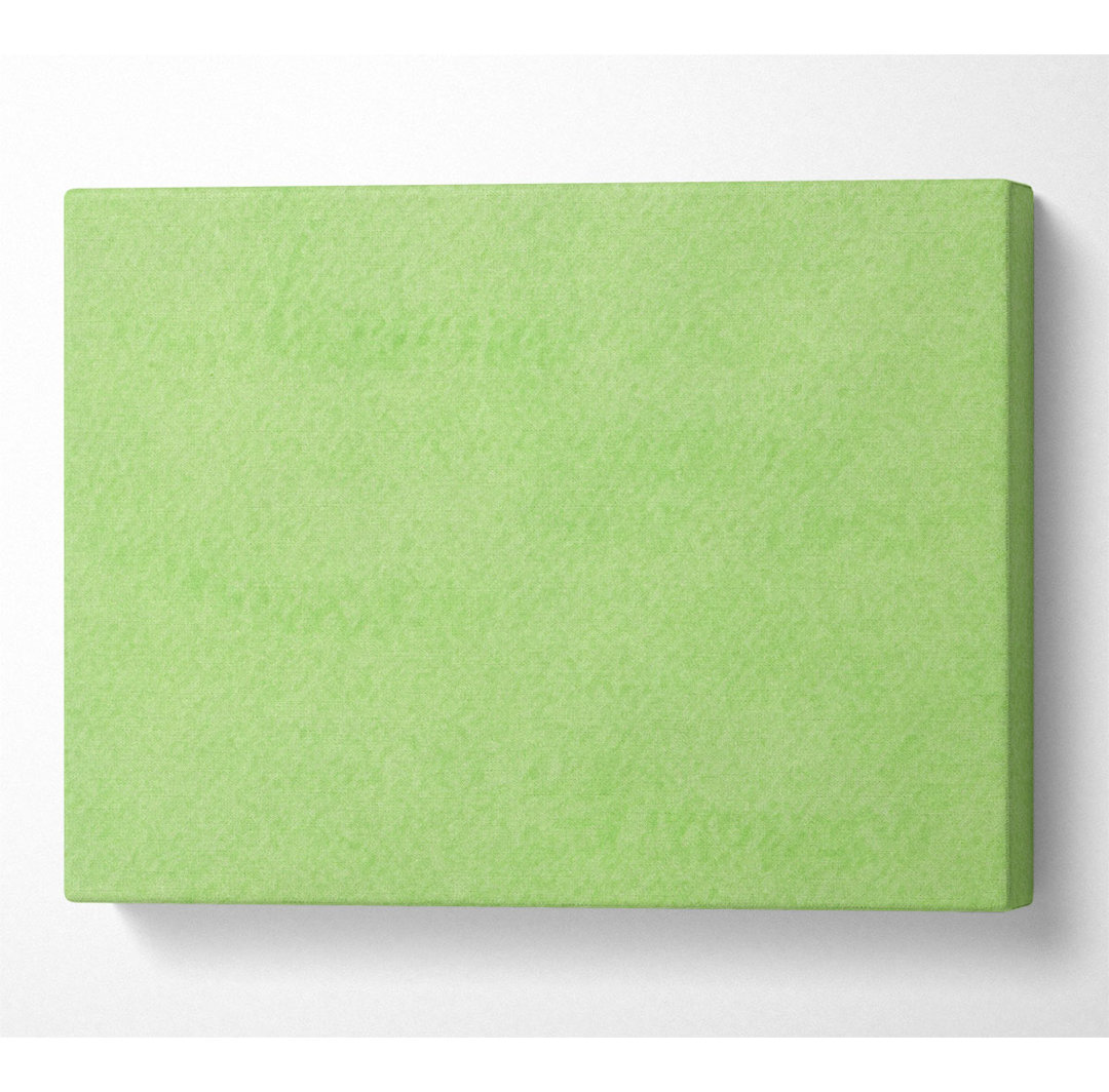 Legends Say Dream Lime Green - Leinwanddrucke auf Wrapped Canvas