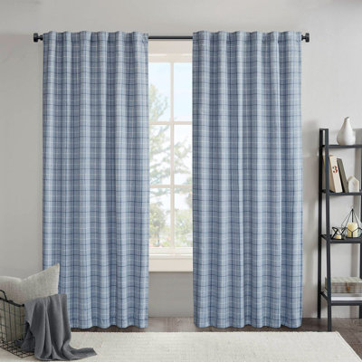 1pc 50 x 108 po avec passe-tringle et passe-tringle avec doublure en molleton