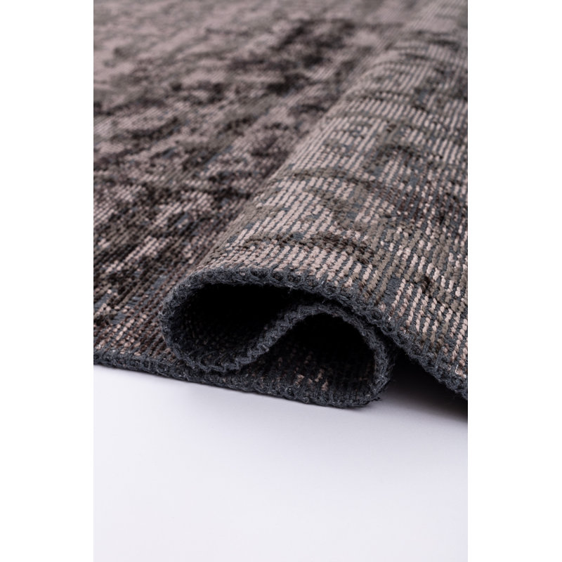 Rapture Gray Abstract Luxury Area Rug, Rectangle 7'10" x 11'2"