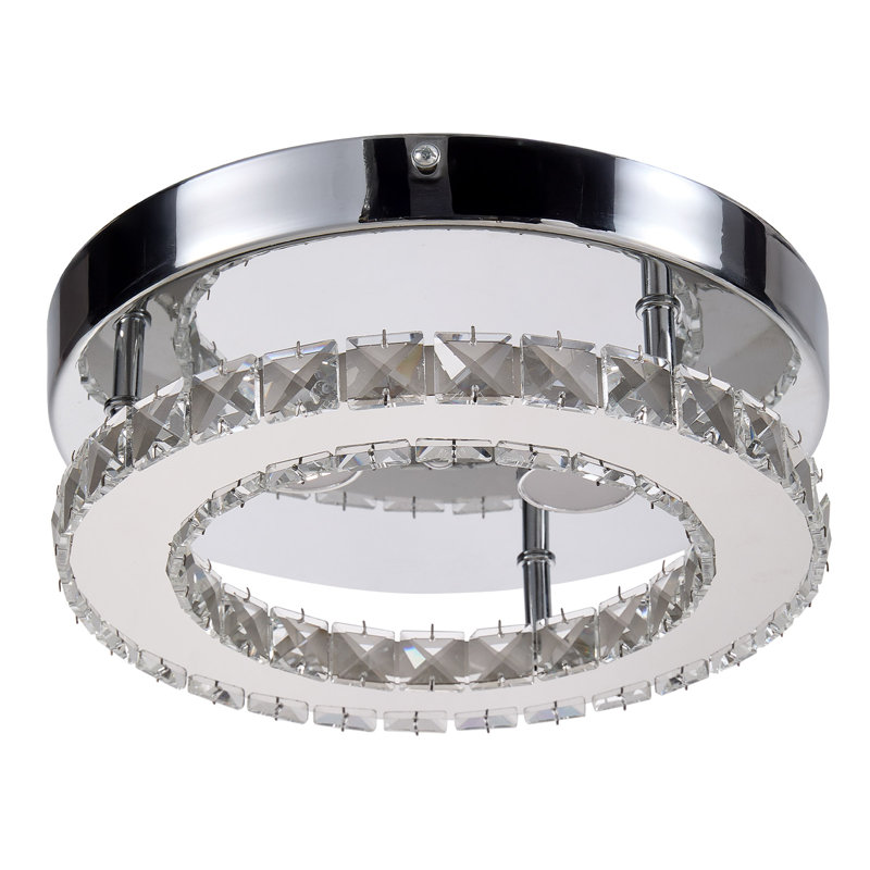 Crystal Semi Flush Mount