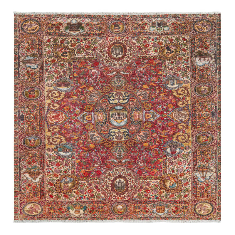 Rugs.com Nasrin Boutique Rug, Square 5'1"