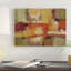 Silvia vassileva,, impression sur toile, brun clair rouges sac orange campagnes-32716480