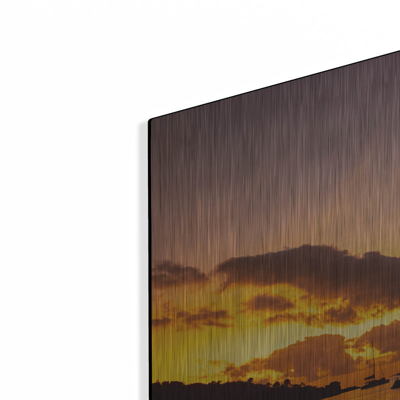 «Fiery Seychelles», art mural en métal, H 24 po x l 36 po