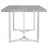 Savona Grey Faux Marble Rectangular Dining Table