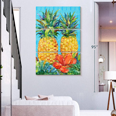 Yarlin Kona Pineapple And Hibiscus Vertical