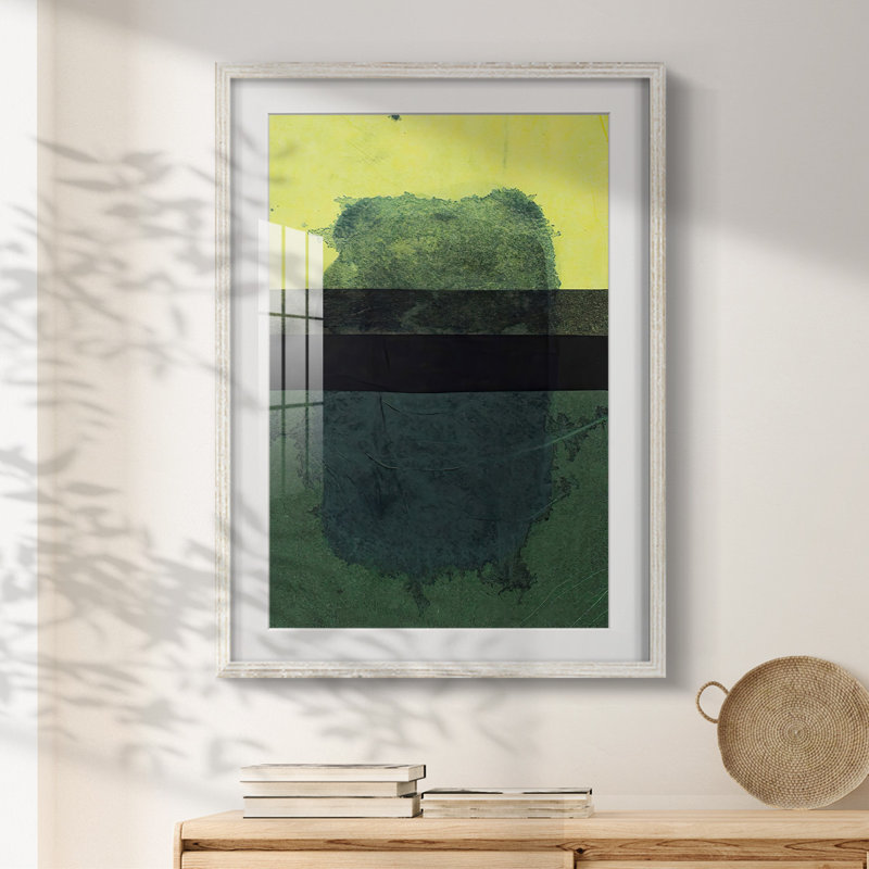 Souvenirs de Rothko III - impression encadrée, H 19,5 po x l 16,5 po, Blanc