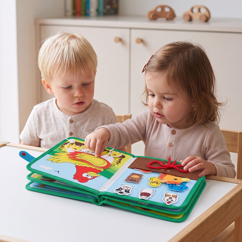 Montessori Farm Busy Book for Toddlers