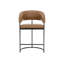 MARRIS BARSTOOL - GUNMETAL - MILLIKEN COGNAC-1780721355