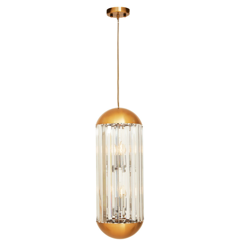 Amaud 6 - Light Bronze Lantern Pendant