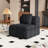 Modern Single Compression Sofa With Ottoman,No Assembly-119637132