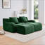 Canapé doux en tissu désossé, conception antidérapante, chaise longue d'assemblage, accoudoirs incurvés, support ergonomique, éponge à haute densité 32D, pour les salons