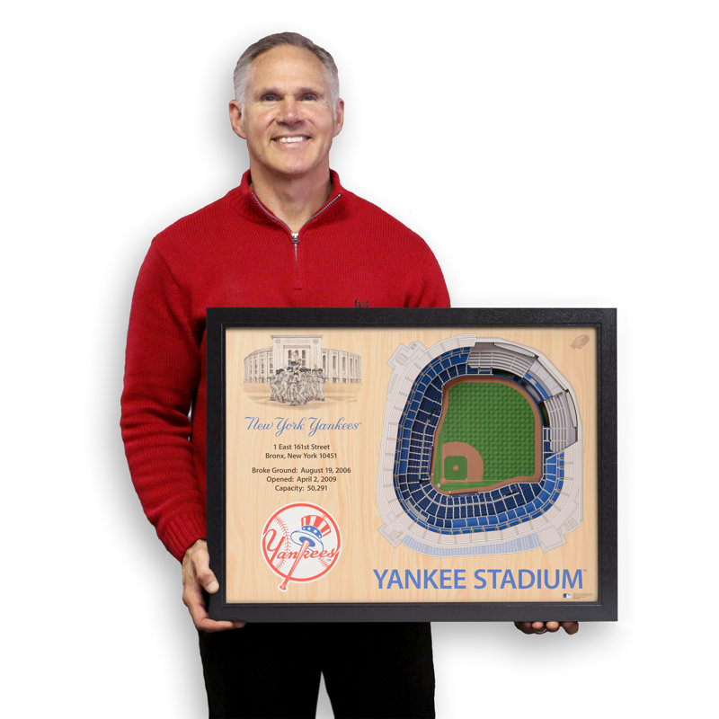 New York Yankees 3D Stadium Replica Wall Art