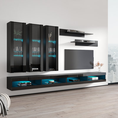 Flye3 Floating Entertainment Center for TVs up to 70" by Orren Ellis