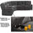 Akul 107.5" Wide Reclining Corner Sectional-1847537662