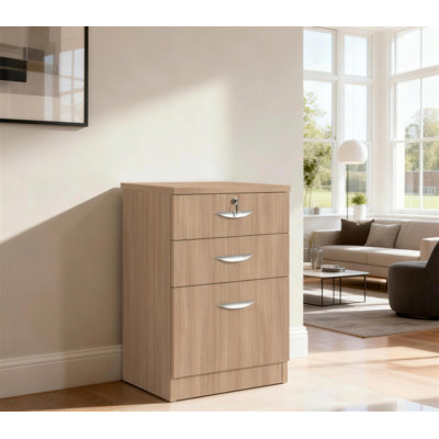 48cm Wide 3 -Drawer File Cabinet