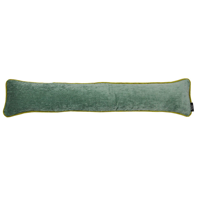 Alston Fabric Draught Excluder, Duck Egg/Lime