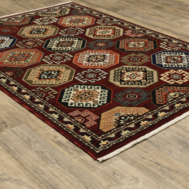 Oaklynn Performance Oriental Indoor Rug, Rectangle 2' x 3'