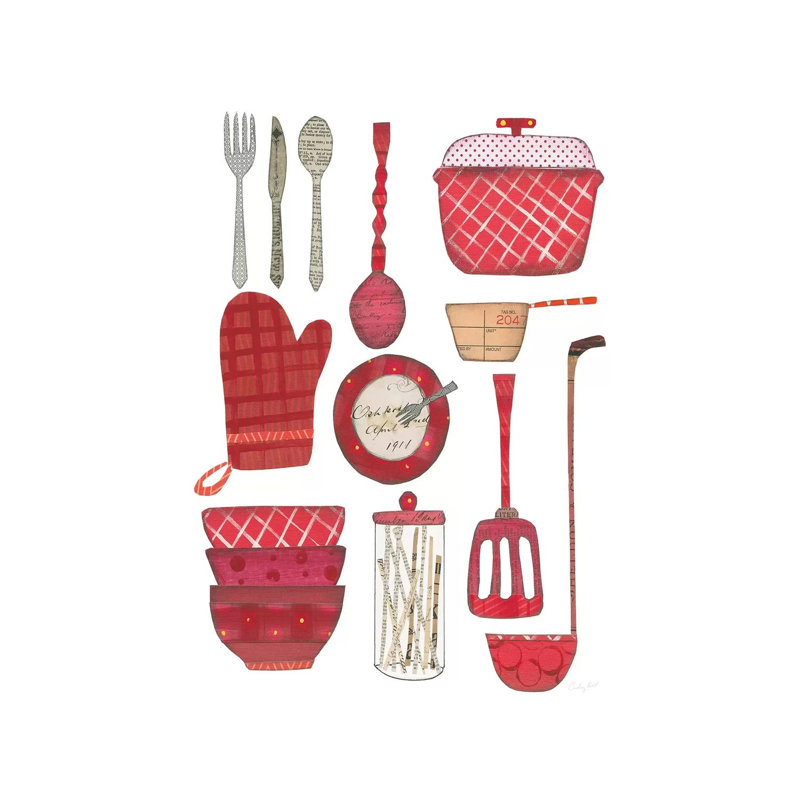 Cook's Kitchen II by Courtney Prahl - Wrapped Canvas Painting, 66.04 cm H x 45.72 cm W