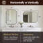 Miroir de salle de bain Modern Cadre en acier inoxydable-864994761-853120322