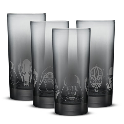 Star Wars Dark Side Tall Drinking Glasses
