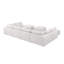 Canapé modulaire avec méridienne 9 pièces Mantua