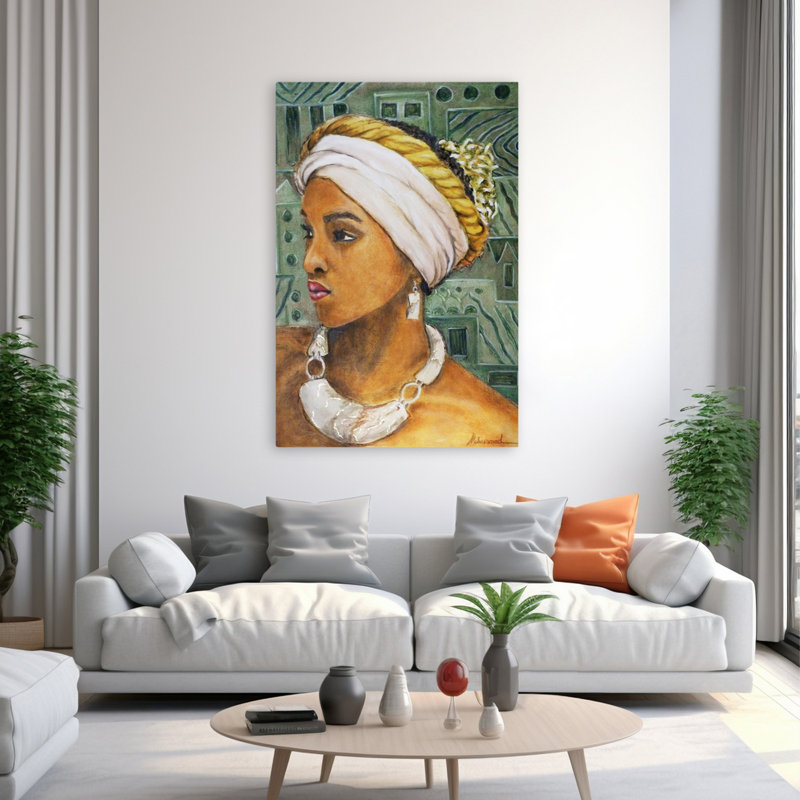 Model 2 - Multicultural Figurative Art, 60" H x 40" W