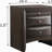Grey Oak Nightstand with 2 Drawers-1558055477