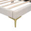 Lit de jour simple rembourré avec tête de lit et accoudoirs, pieds de soutien, beige-2043017915-2043017913